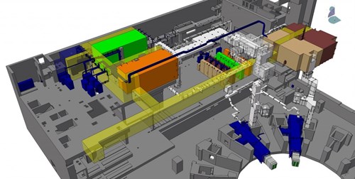 La configuration des systèmes de modules tritigènes expérimentaux (TBM). La capacité de générer du tritium par le biais de la réaction de fusion est essentielle pour les futures centrales de fusion industrielles. (Click to view larger version...)