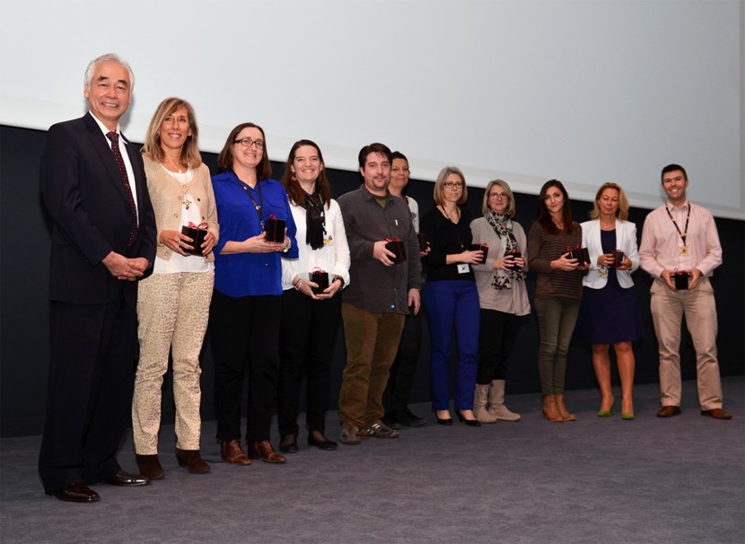 The winners of the Ideas Network award. (Click to view larger version...)