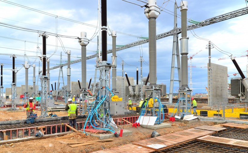 Contractors are laying cables for communication between ITER and the French transmission system operator RTE (Réseau de transport d'électricité). (Click to view larger version...)
