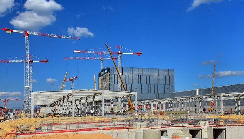Located between the 400 kV electrical switchyard and the Tokamak Complex, the Magnet Power Conversion buildings will furnish DC current to 10,000 tonnes of superconducting magnets. (Click to view larger version...)