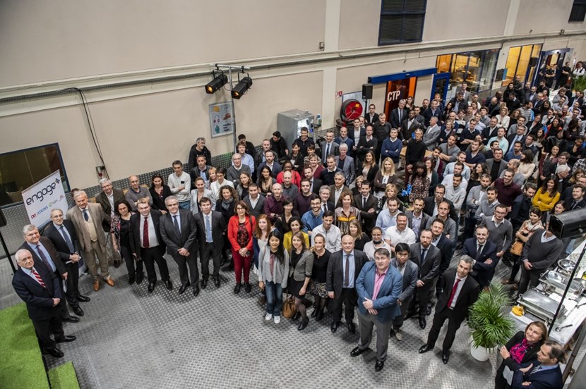 ENGAGE's eight-year anniversary at ITER was celebrated at the regional daily newspaper ''La Provence'' upon a backdrop of newsprint rolls, shining conveyer belts, and giant printing presses. (Click to view larger version...)
