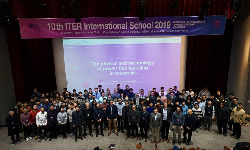 More than 100 masters, graduate and postdoctoral students gathered in Daejeon, Korea, in January for the 10th ITER International School. The topic? The science and technology of exhausting heat from tokamaks. (Click to view larger version...)