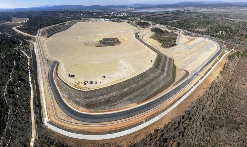 This is what the 42-hectare ITER platform looked like in the early months of 2010: a vast, featureless, moon-like expanse. (Click to view larger version...)