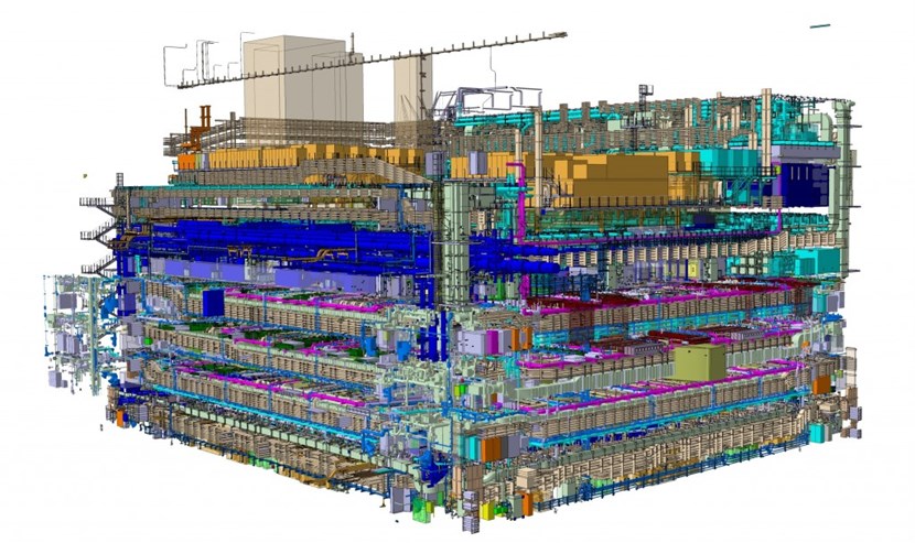Co-activity in the Tokamak Complex will be a challenge to manage, as ITER Organization assembly contractors work inside of congested areas alongside the European Domestic Agency contractors who are finishing the installation of building services such as HVAC, fire protection and electrical services. Also challenging are the installation tolerances, the large number of components and the tight schedule. (Click to view larger version...)