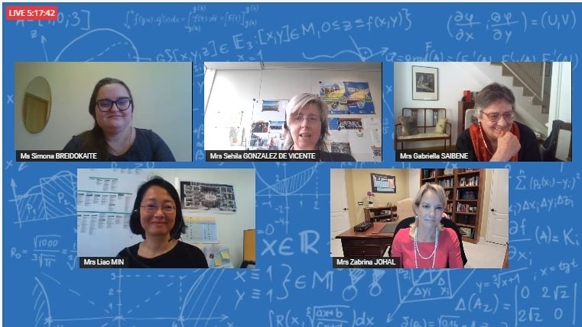 Four panelists and a facilitator discuss what it is like to work in the field of fusion as a woman. What challenges? What opportunities? (Click to view larger version...)