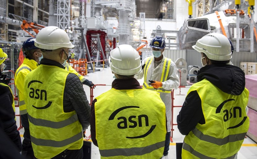 To oversee the safety of ITER, like that of any other nuclear installation, the French nuclear safety regulator ASN (Autorité de sûreté nucléaire) has put certain ''hold points'' in place as part of the normal regulatory process. (Click to view larger version...)