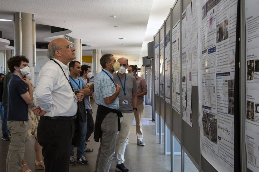 The meeting was held in-person, with the possibility of attending remotely. The 35 experts who had the opportunity to meet on site at ITER benefitted from live exchanges during the poster sessions (photo) and a group tour of the construction site. (Click to view larger version...)