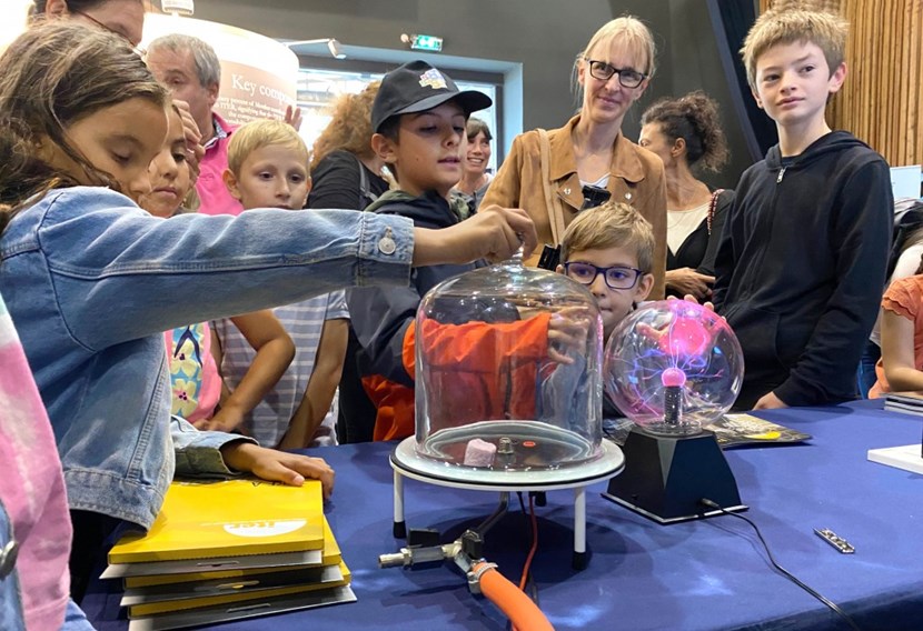 Thanks to a team of 12 volunteers, the ITER Organization was able to participate in three local ''Fête de la Science'' events this year and interact with members of the public. (Click to view larger version...)