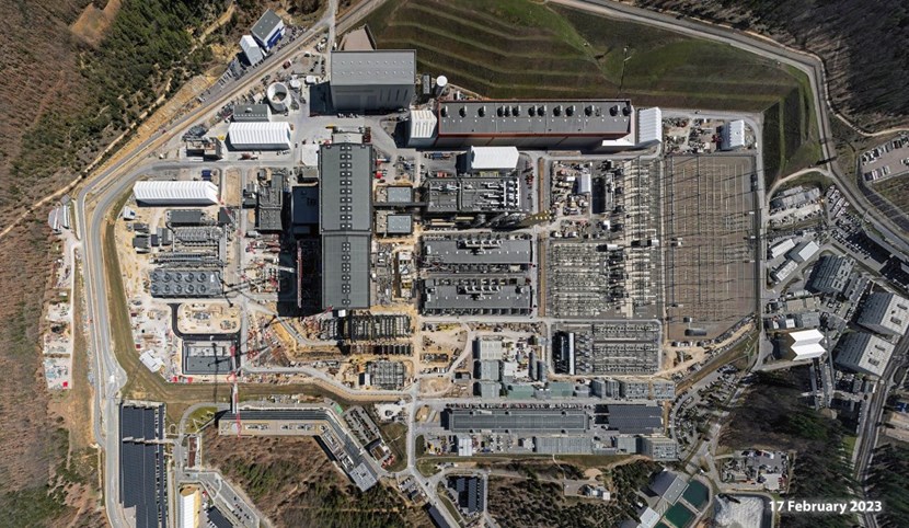 The ITER construction site on 17 March 2023. © EJF Riche — ITER Organization (Click to view larger version...)
