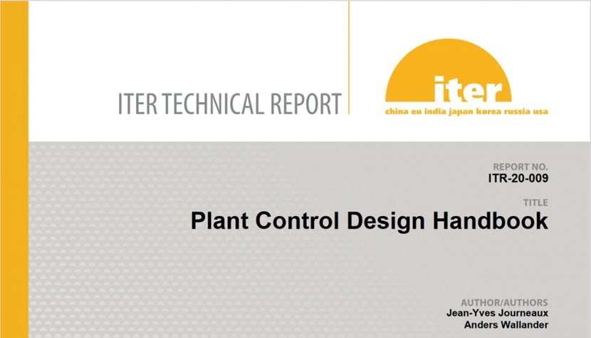 Plant Control Design Handbook - ITER Technical Report (Click to view larger version...)