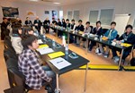 Fourteen students of "Super Science" high schools in Fukui Prefecture, in the Chubu region of Japan, visited ITER last Wednesday 14 March.