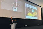 Oliver Steinmetz launches the first Inside ITER lecture in the new amphitheatre with a presentation on the Desertec initiative.