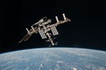 "For the first time in human history, we're now finding industrialized nations forming partnerships to design and build complex, technological assets for which no nation alone can bear the cost or the risk." (Pictured, the International Space Station.)