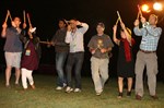 Folk dancing in Ahmedabad during the 6th ITER International School.