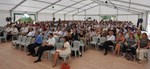 A big tent was needed to house the more than 700 people that form the ITER team in Cadarache. 