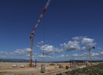 The concrete foundation for the Poloidal Field Coil Winding Facility is being put in place. © AIF