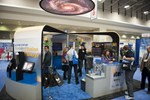 The US ITER exhibit — featuring a rotating "galaxy," new video program, hands-on plasma "toys," and interactive fusion quiz—was lauded as one of the meeting's best.