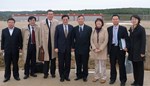 The Chinese think tank DRC visited the ITER site this week. Pictured: Jianping Zhao, Fei Feng, André Chieng, DCR President Wei Li, ITER DDG Ju Jing, Lanlan Sun, Mingxing Su (IO) and Xiheng Jiang.