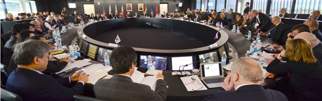 The Eleventh ITER Council convened on 28-29 November 2012 at ITER Headquarters. The next ITER Council meeting is scheduled to take place in Japan in June 2013.