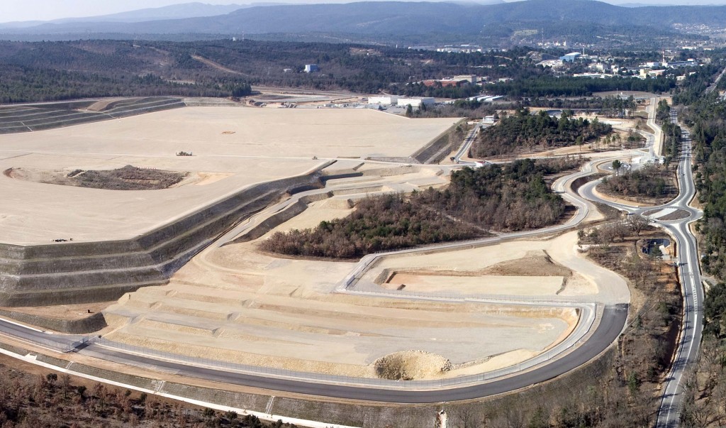 ITER Headquarters will be situated here, close to—but down from—the ITER platform