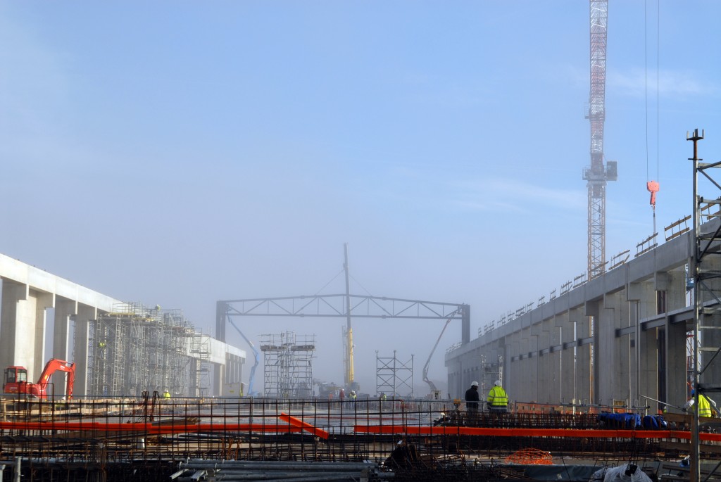 The Poloidal Field Coils Winding Facility in January 2011