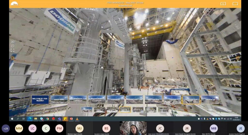 Inscrivez-vous pour une visite virtuelle d'ITER