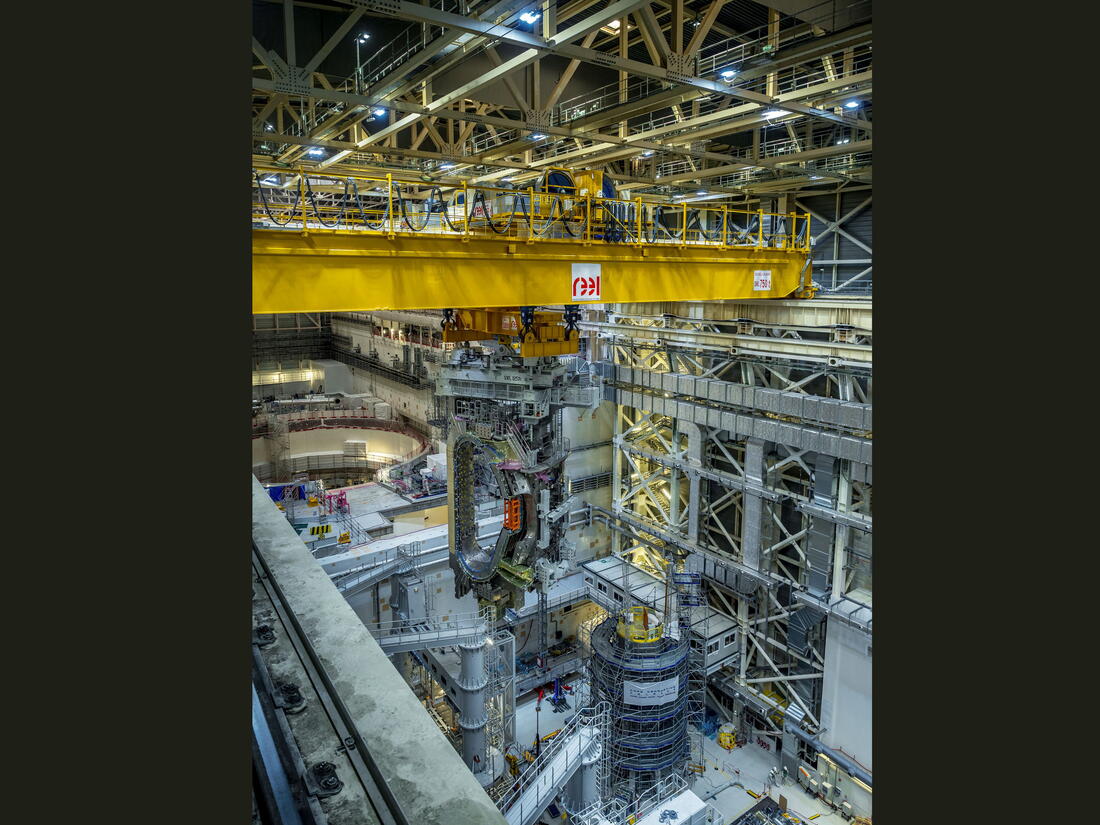 Two sector modules side by side in the pit