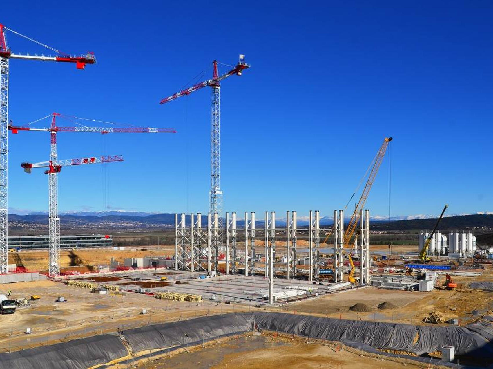 Bâtiment d'assemblage, côté sud