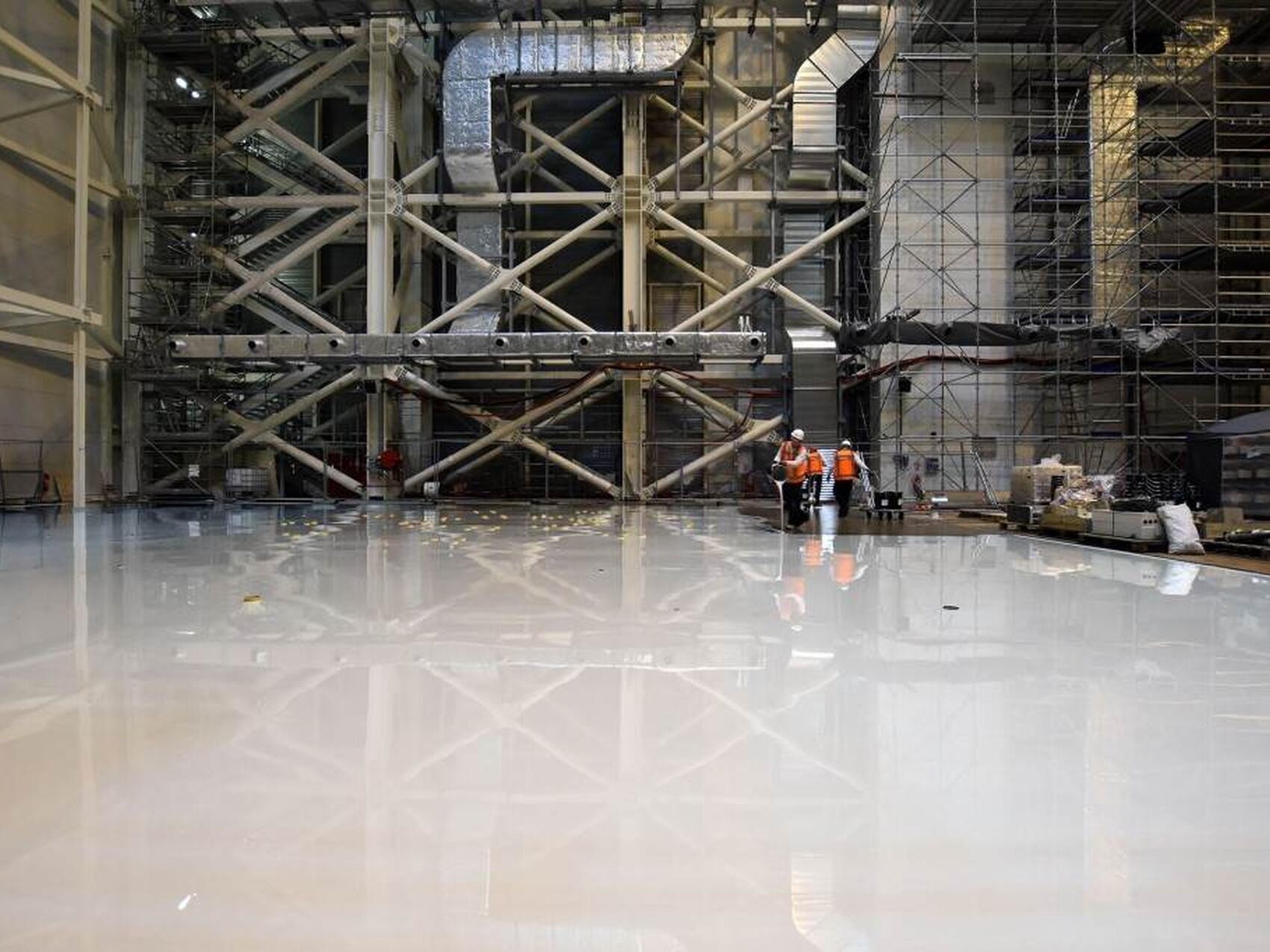 Première zone parachevée