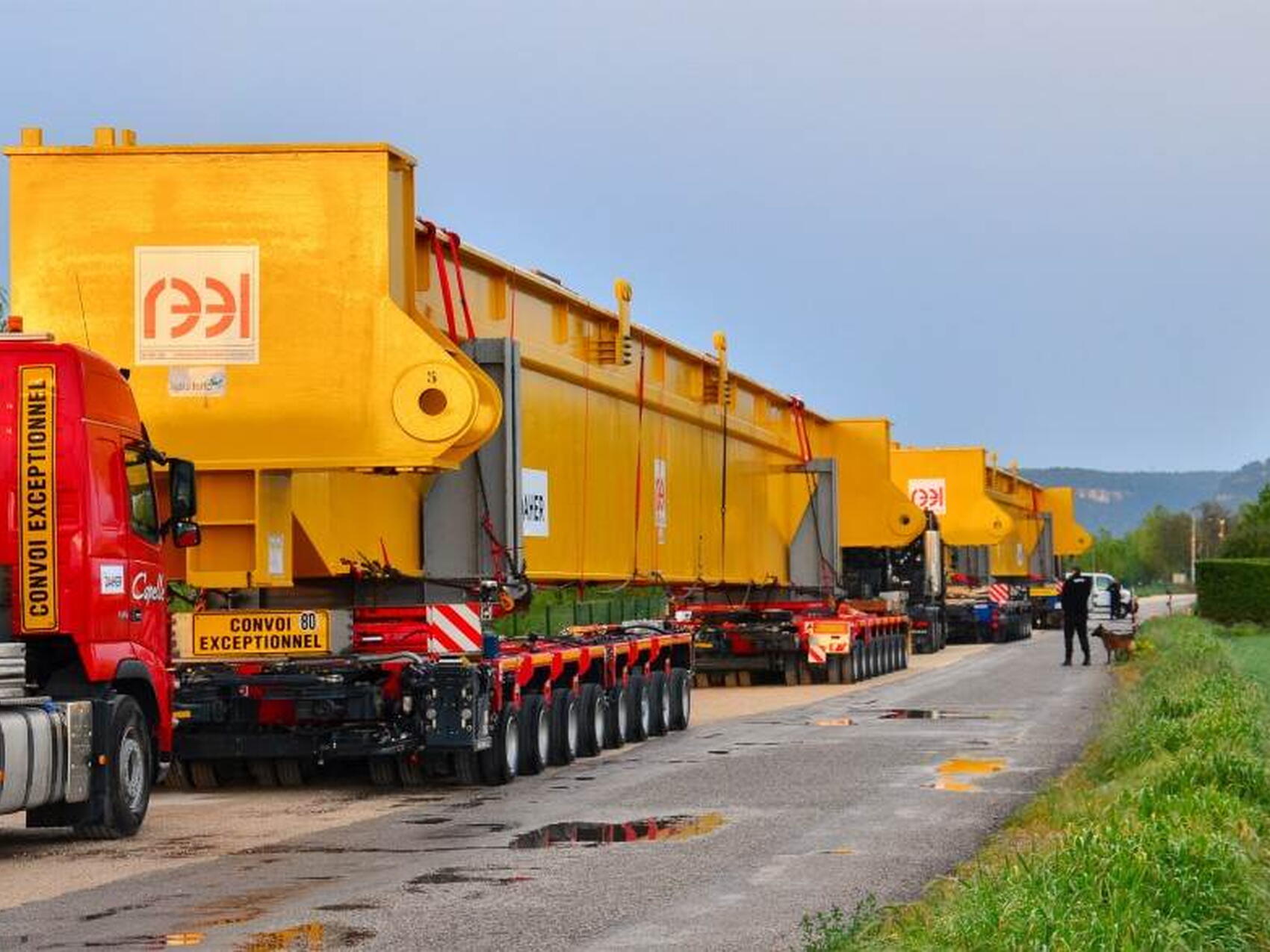 Un deuxième pair de poutres