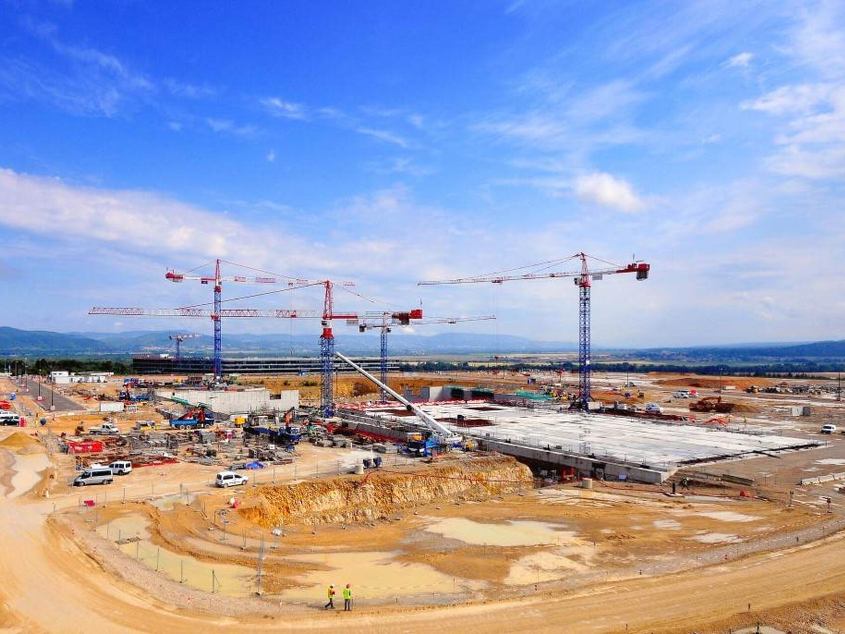 Un atelier attenant au Bâtiment Tokamak