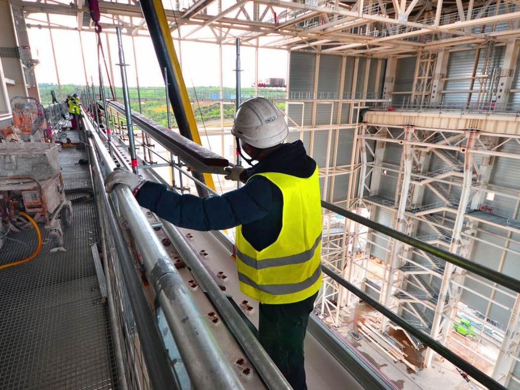 L'installation en cours