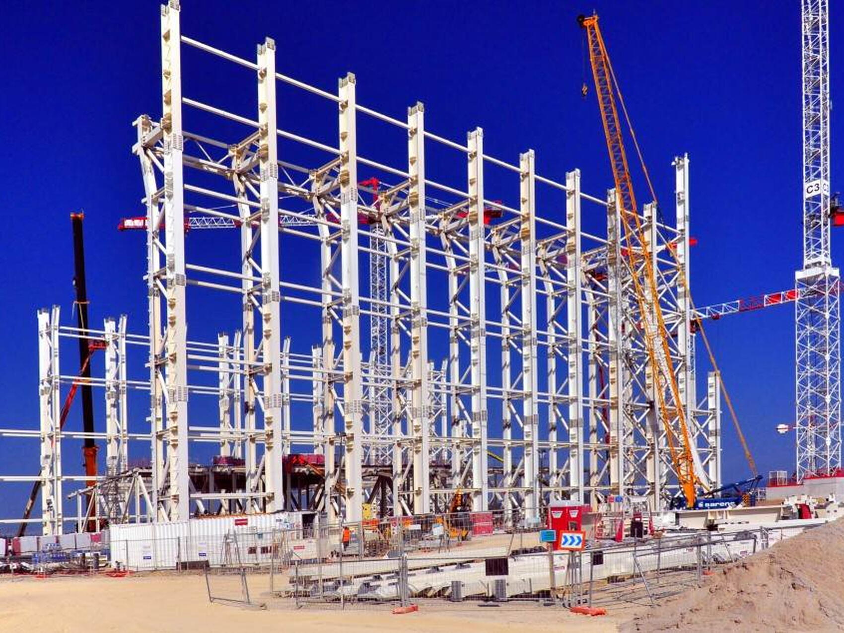 Bientôt, la structure la plus haute du chantier