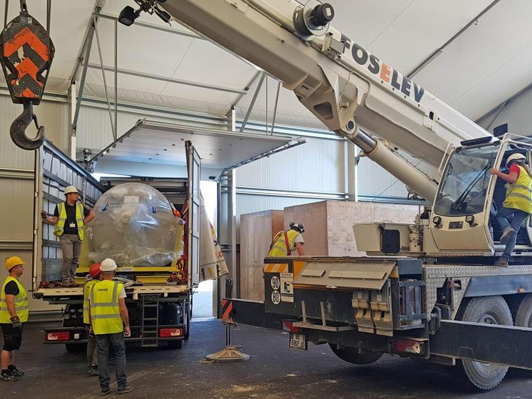 Arrival of pre-production cryopump