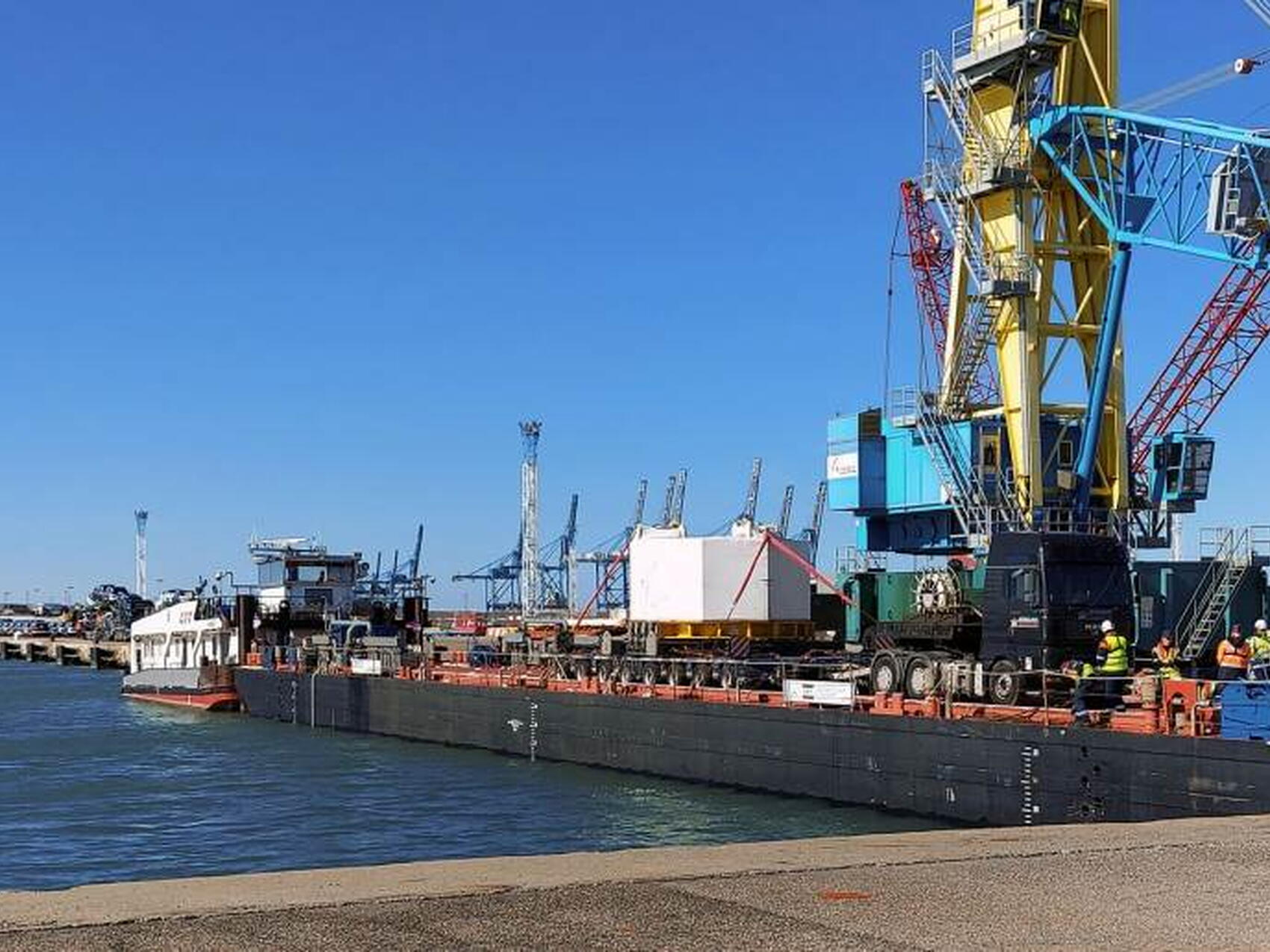 A second central solenoid module in transit to ITER