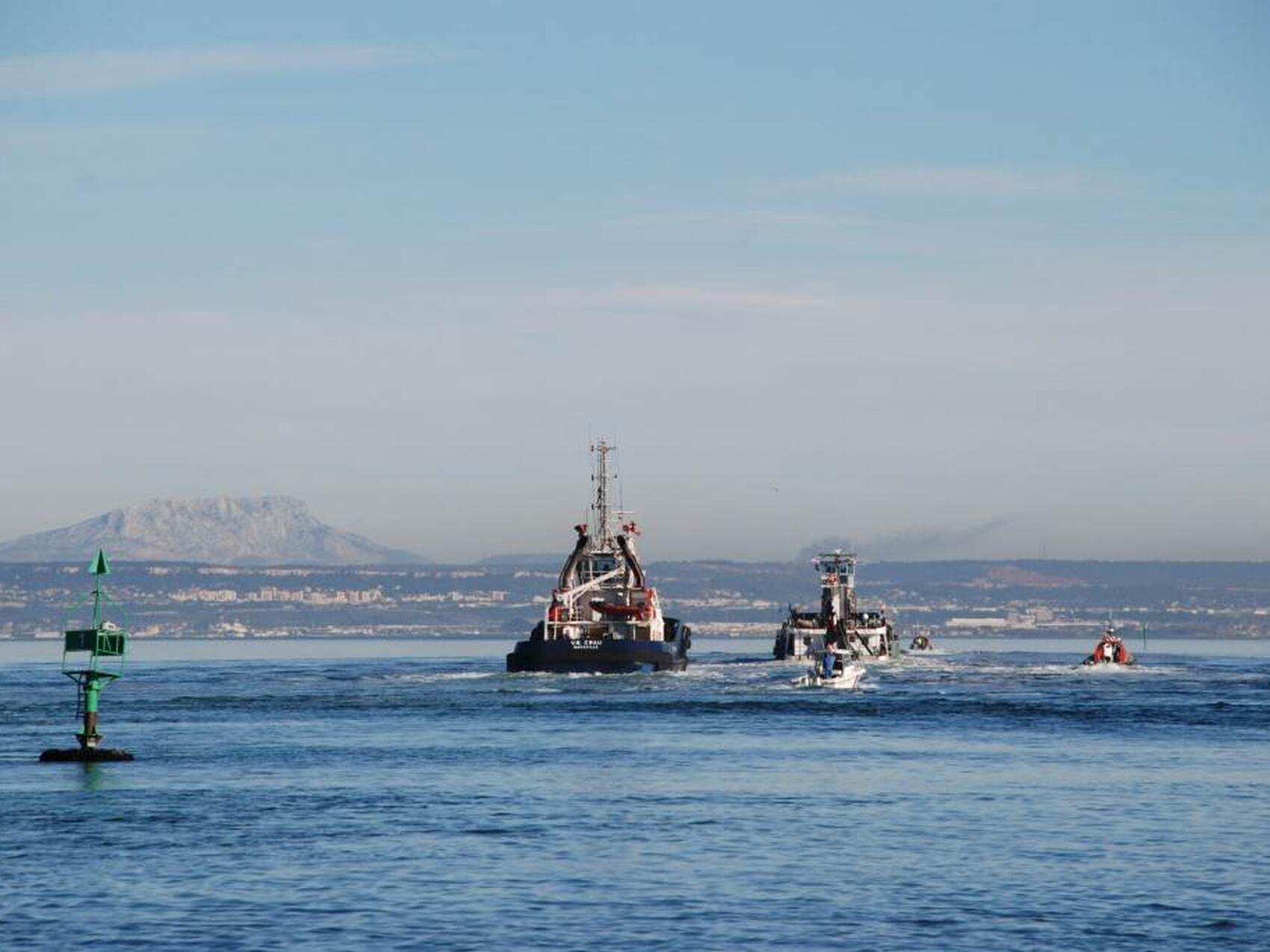 Crossing the inland sea Berre l'Etang
