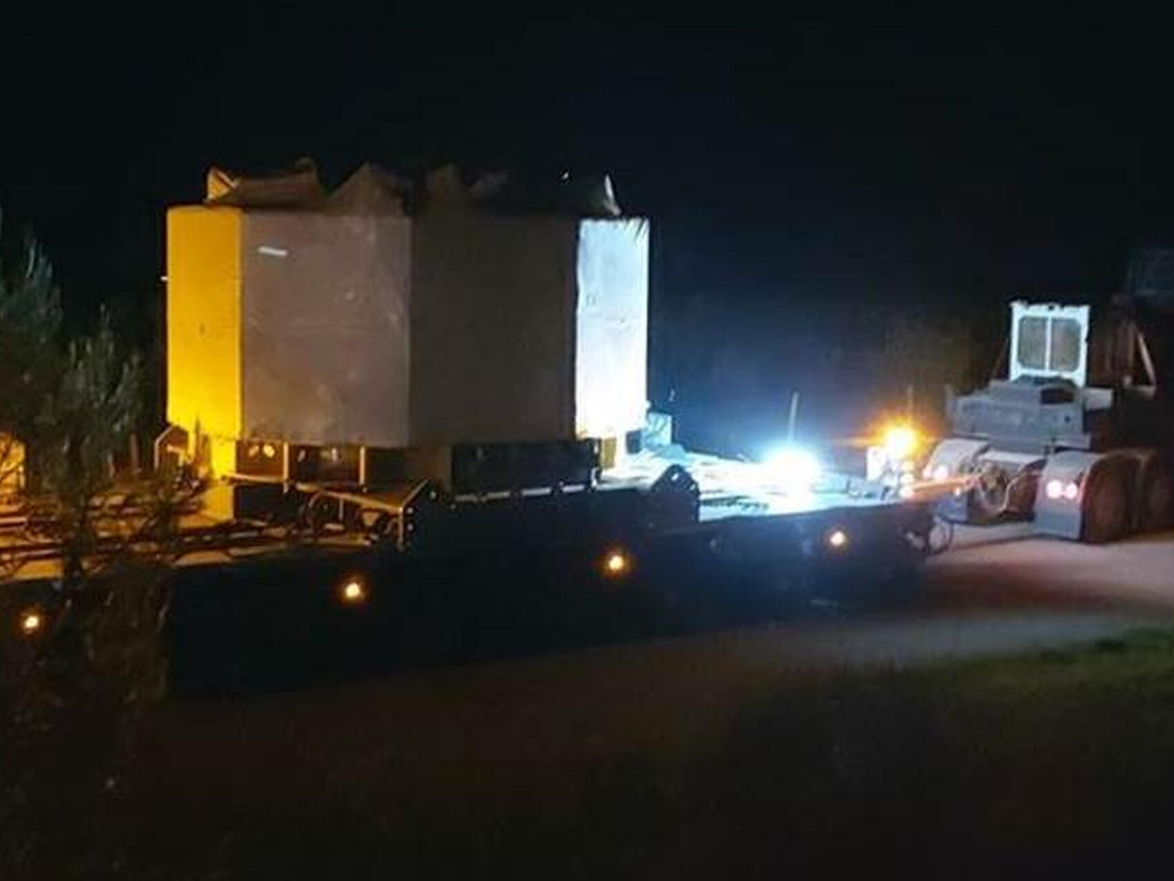 Last night of travel for central solenoid module