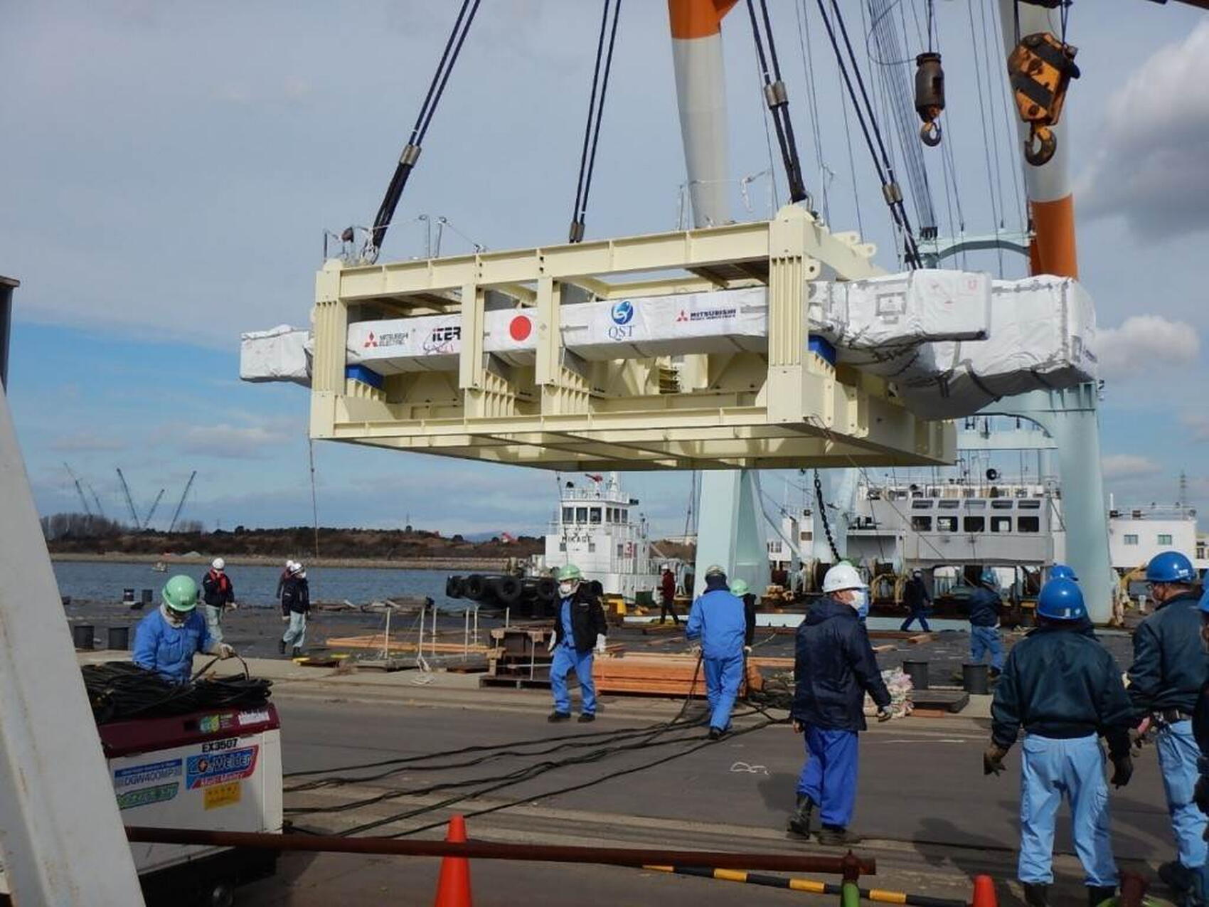Japan prepares to ship toroidal field coil #8