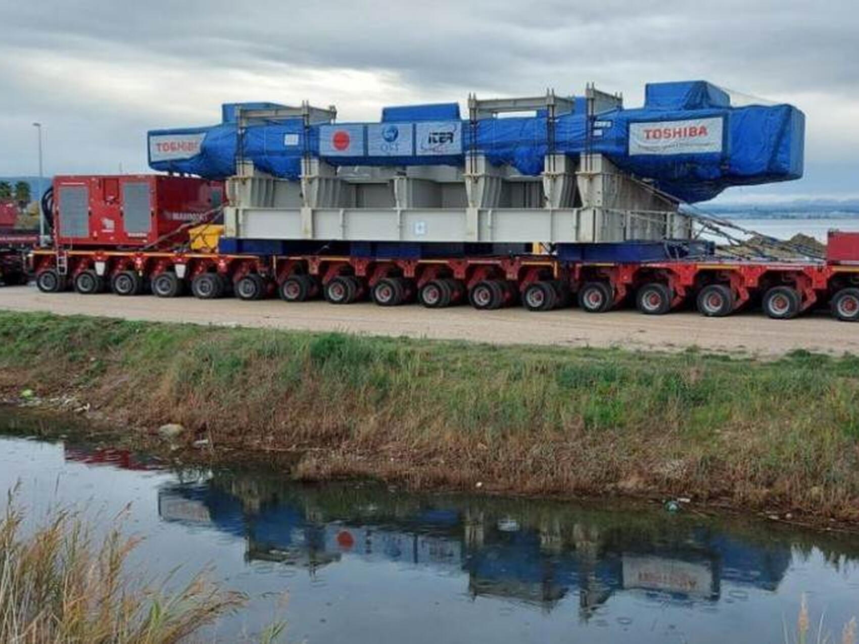 ITER magnet crosses Provence