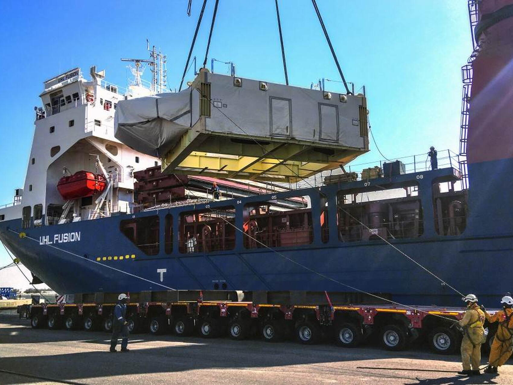 Japan's first toroidal field coil reaches France