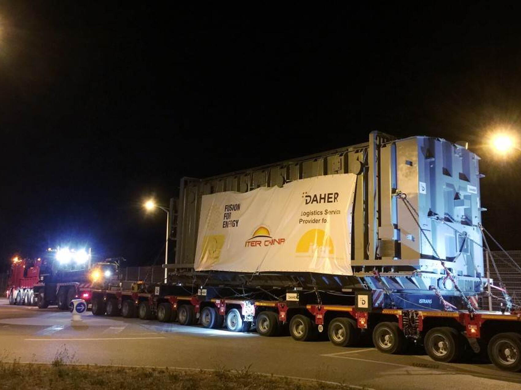 300-tonne transformer reaches ITER