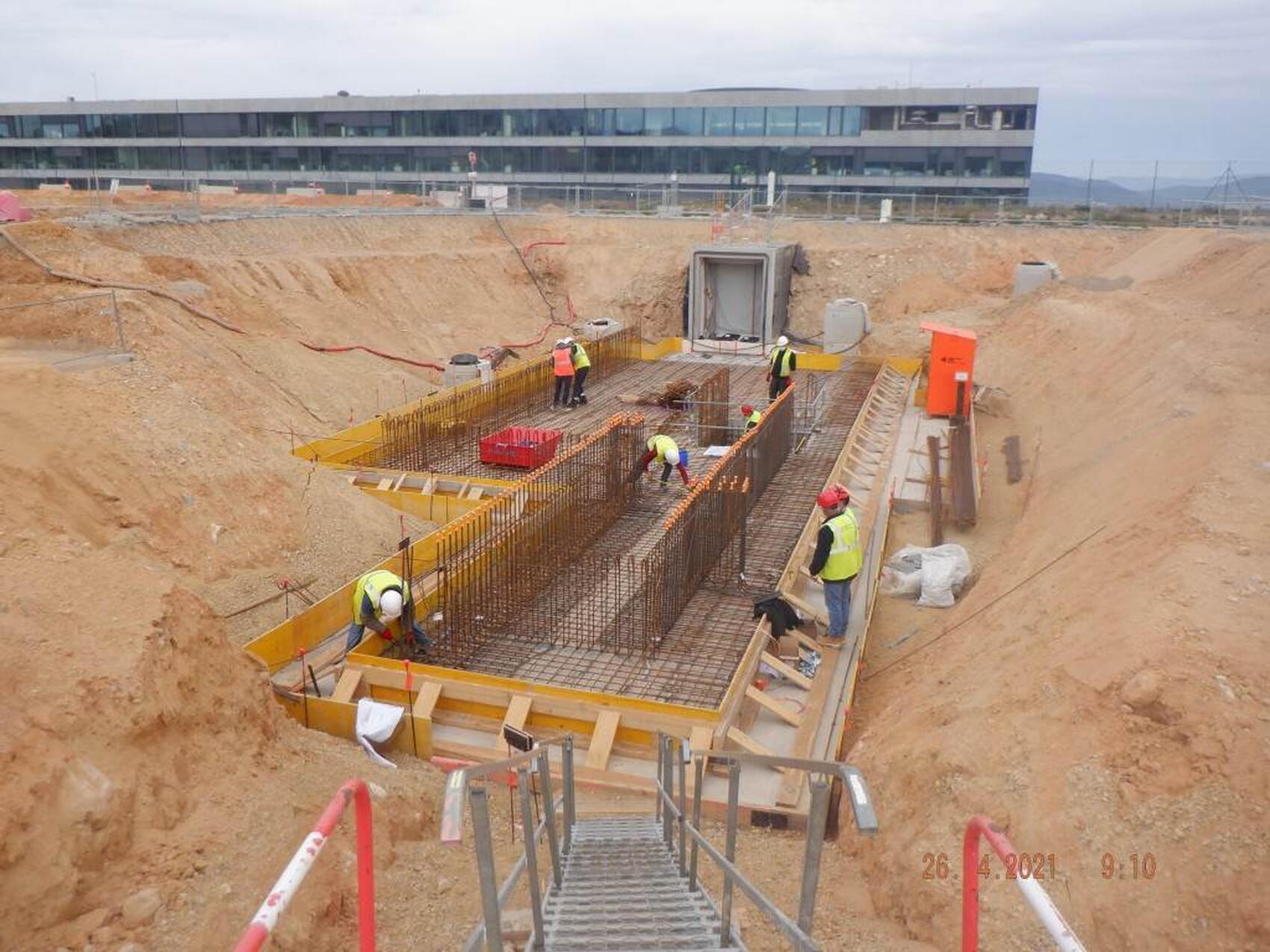Un nouveau chantier : le Bâtiment de contrôle