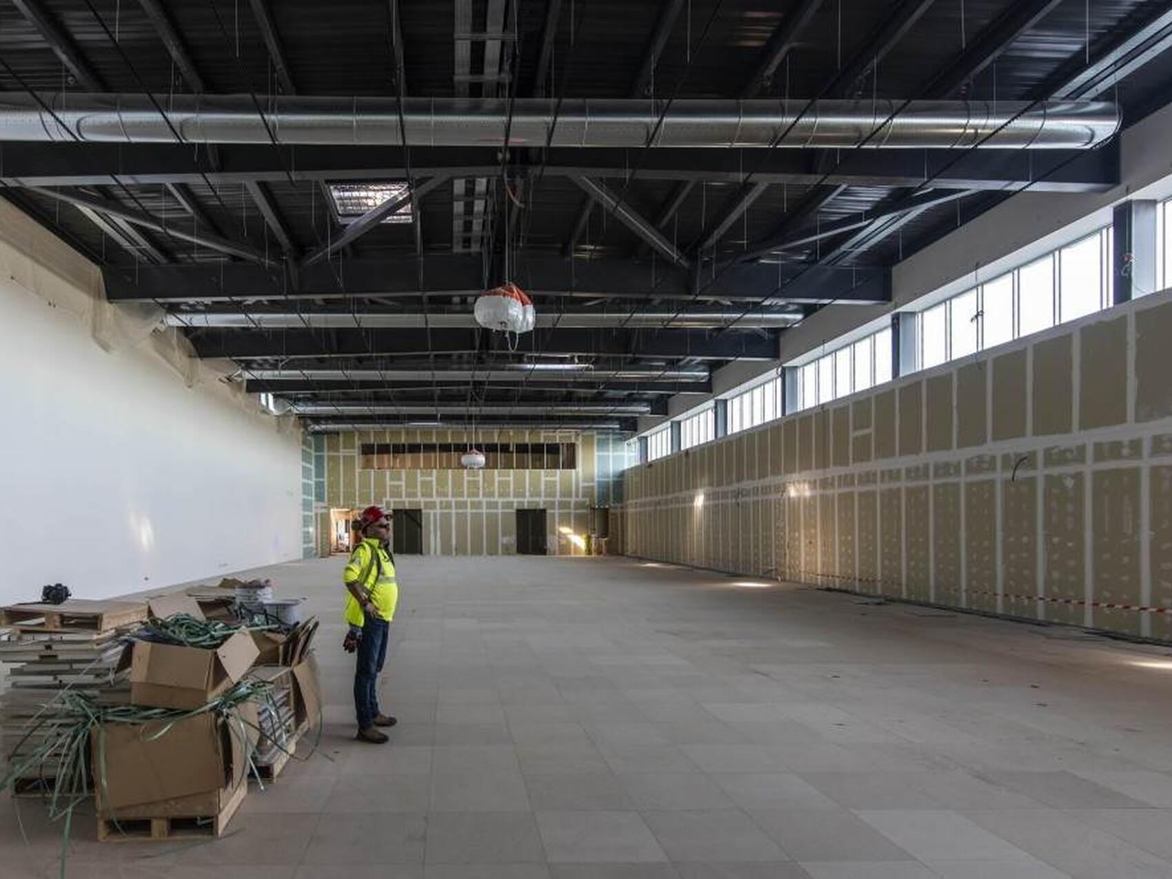 La future salle de contrôle