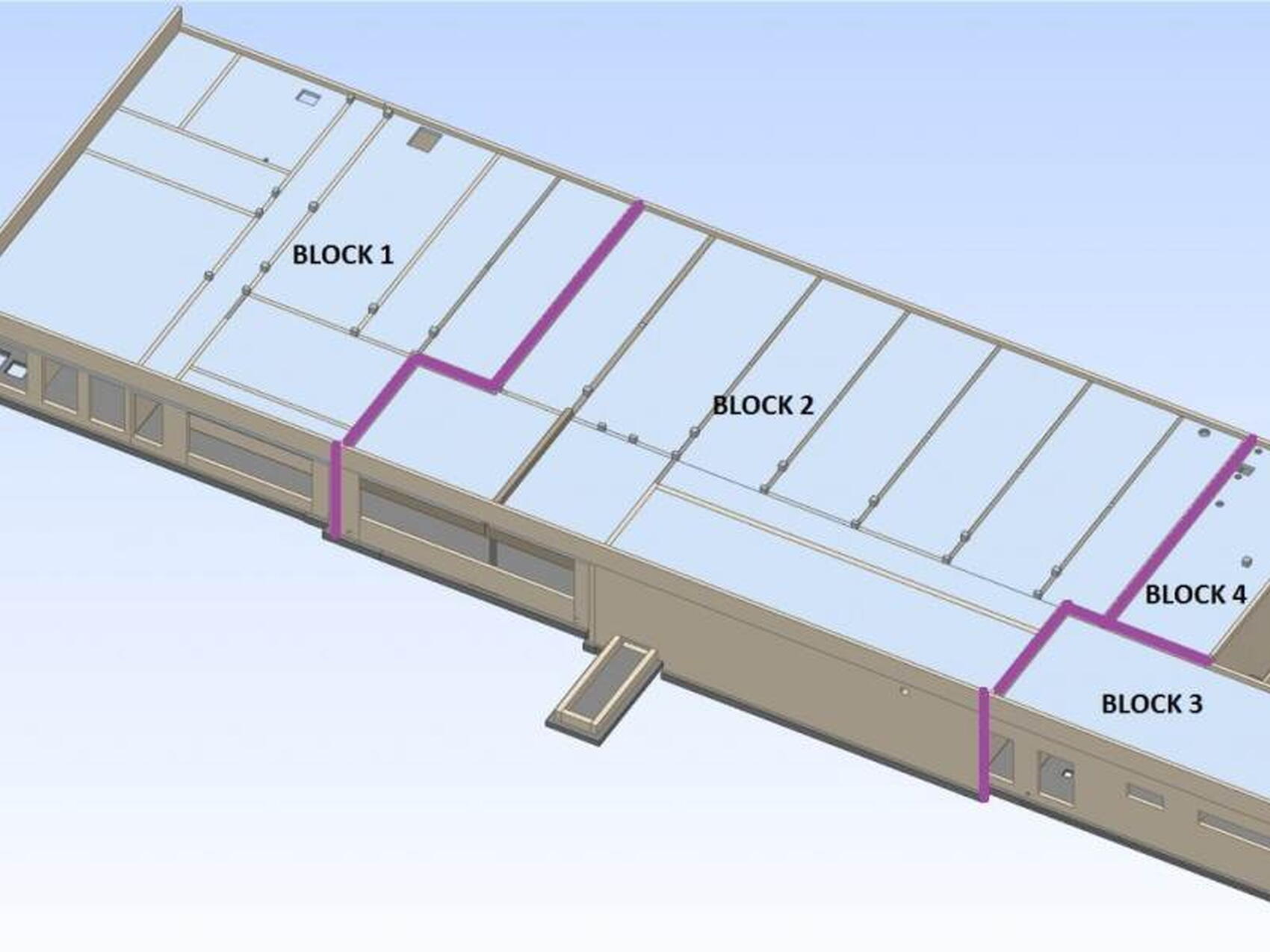 La structure du bâtiment