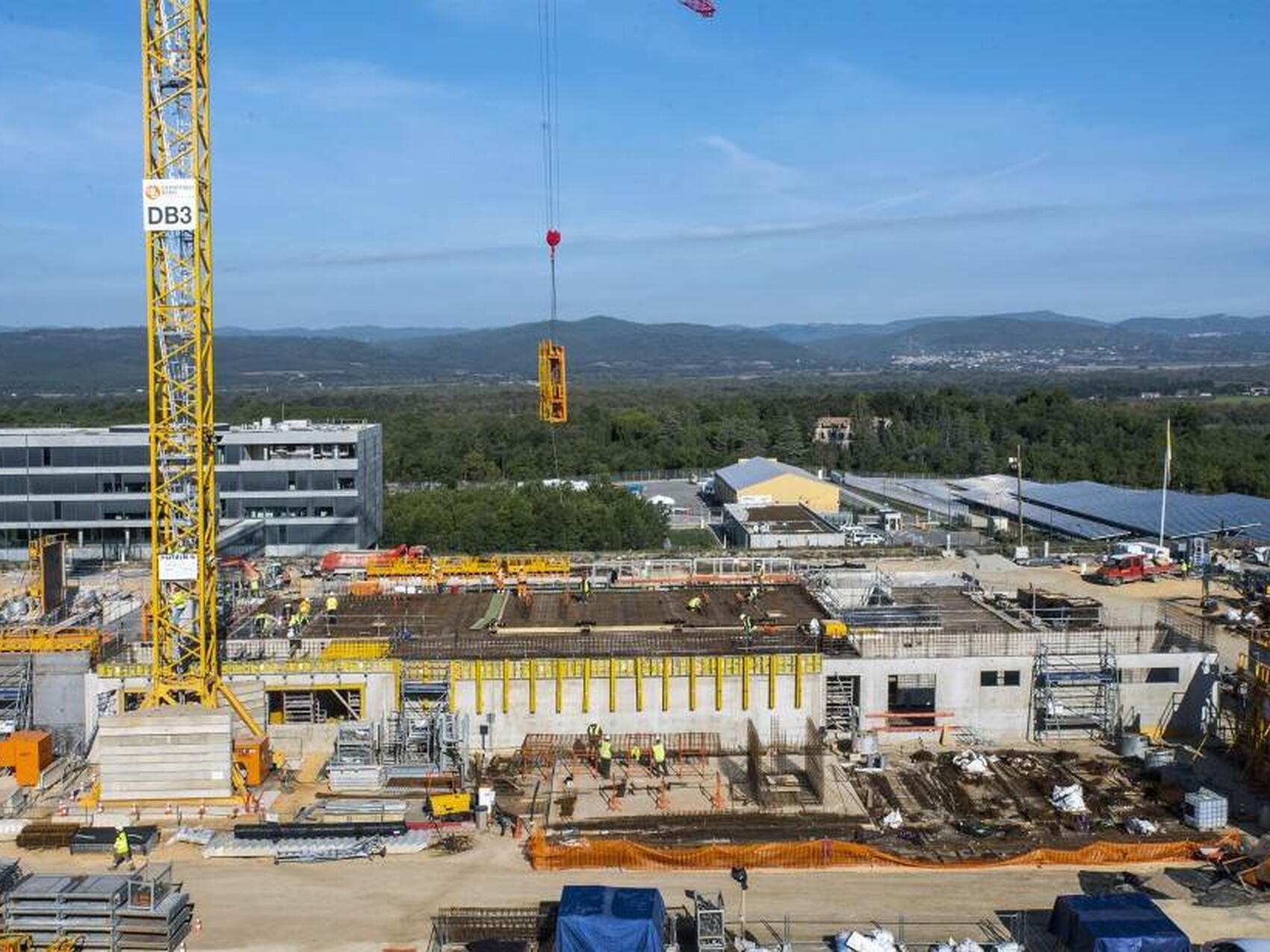 Bâtiment de contrôle : octobre 2021