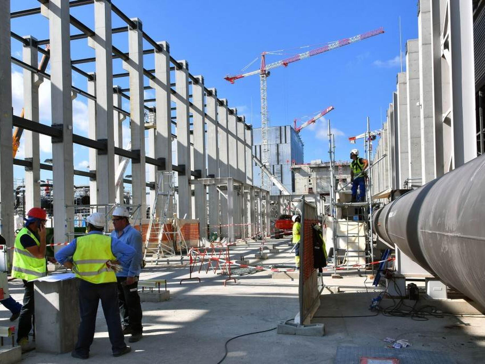 Grandes quantités d'eau