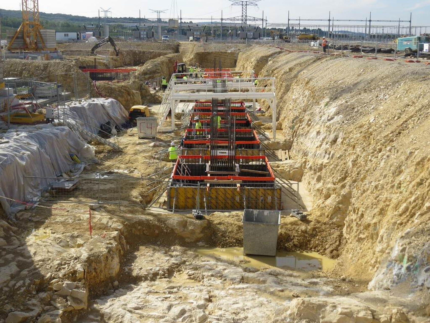 Des fondations pour l'usine cryogénique