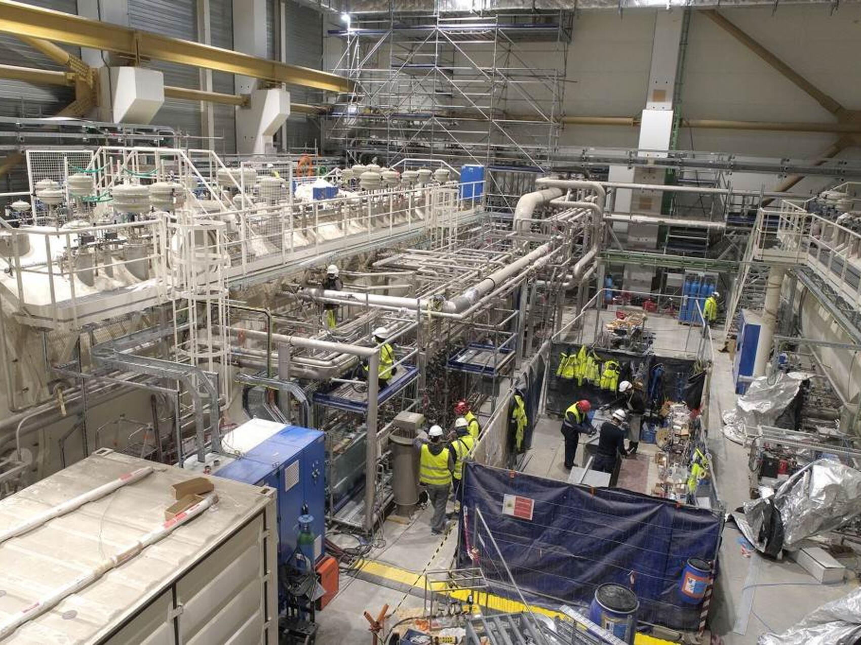 A l'intérieur de l'usine