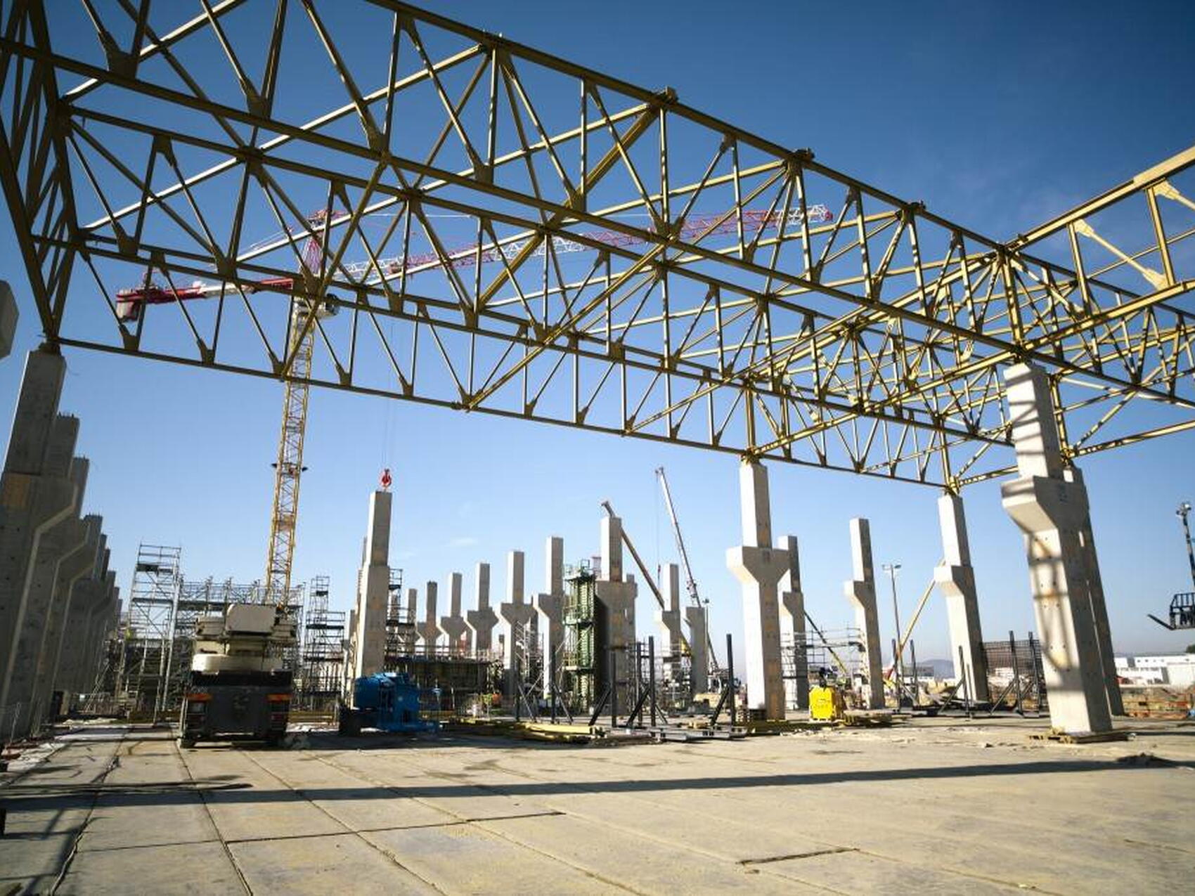 L'usine de froid : bientôt un toit