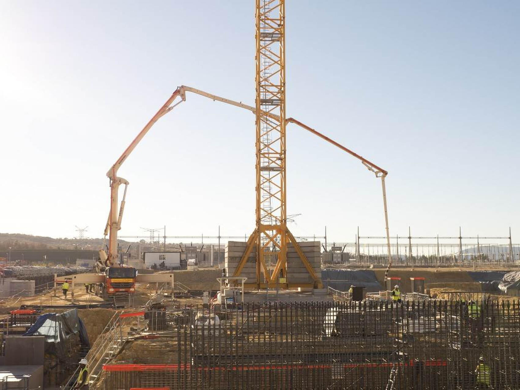 Les fondations de l'usine cryogénique